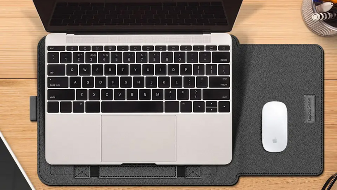 Leather computer case