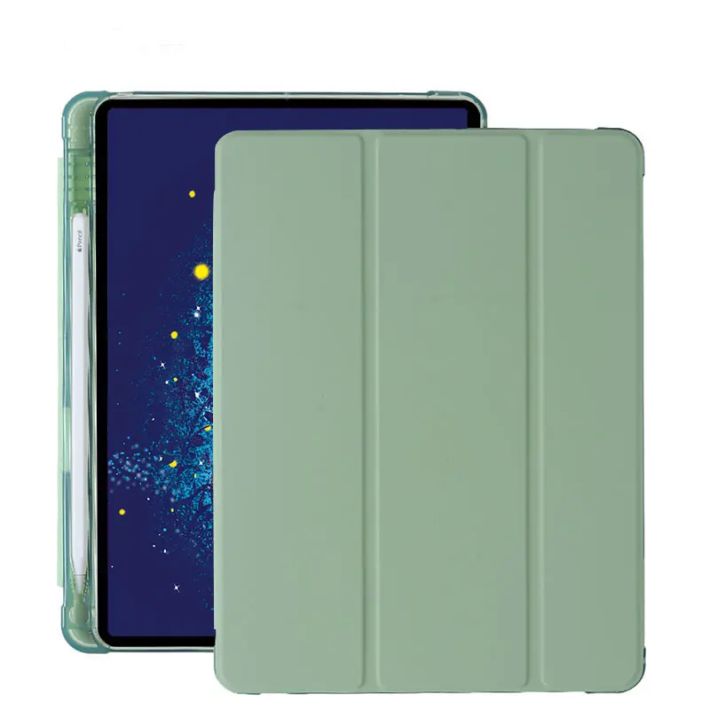 Custom Flip PU Tablet Cases Leather Smart Clear