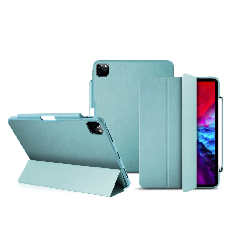 Luxury leather smart kids 10.2 inch tablet cover cases for apple ipad air2 9.7 inch air 4 10.9 2020 2021 pro 11 ipad case