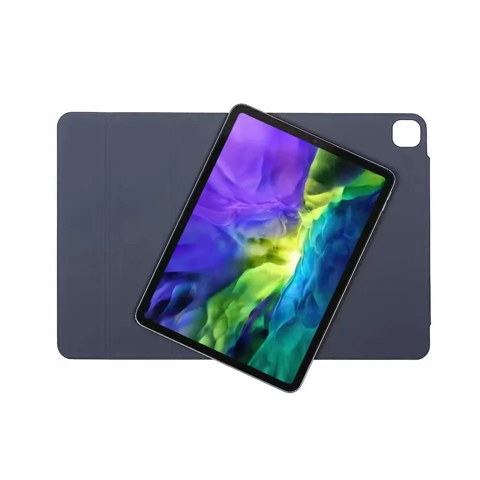 360 PU Leather Smart Folio Tablet Cases For iPad Pro 12.9 11 2022 M2 Book Style Multi Angle Viewing Kickstand Covers