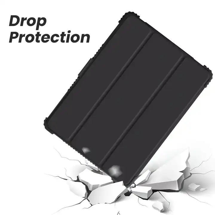Tainuo 360 Full Cover Case Shockproof Flip Kickstand Leather Case For Ipad Pro 12.9 360 Case 2021 Hard Crystal Clear Back Shell