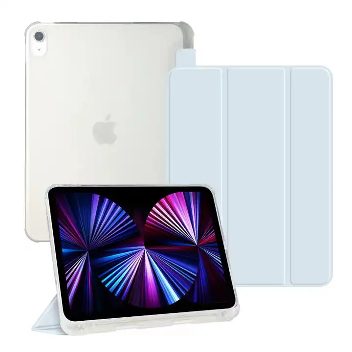 Tainuo New Tri-fold Case Ultra Slim Flip Leather Tablet Case For Ipad Cover For Ipad 10.2 inch 2022 10th Gen with Pencil Holder